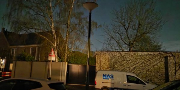 Foto: Straatverlichting in grote delen van Brabant uitgevallen
