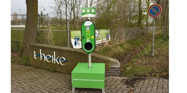 Foto: Zonnebrand-palen terug in Valkenswaard