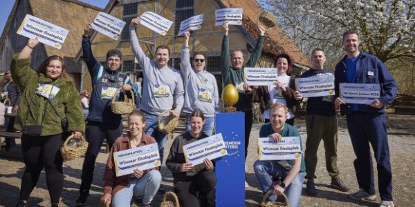 Foto: Veldhovenaar in finale NK Eieren Zoeken van VriendenLoterij