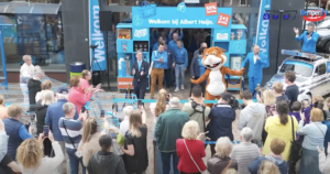 Feestelijke opening van de nieuwe Albert Heijn winkel te Bergeijk