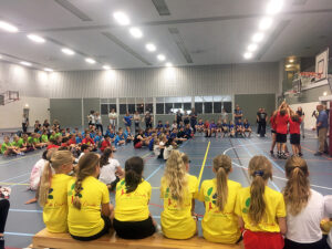 Evenement met scholieren in sportcentrum De Kemmer