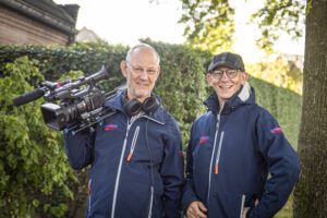 Geert-Jan Timmermans en cameraman Hans Hendrikx